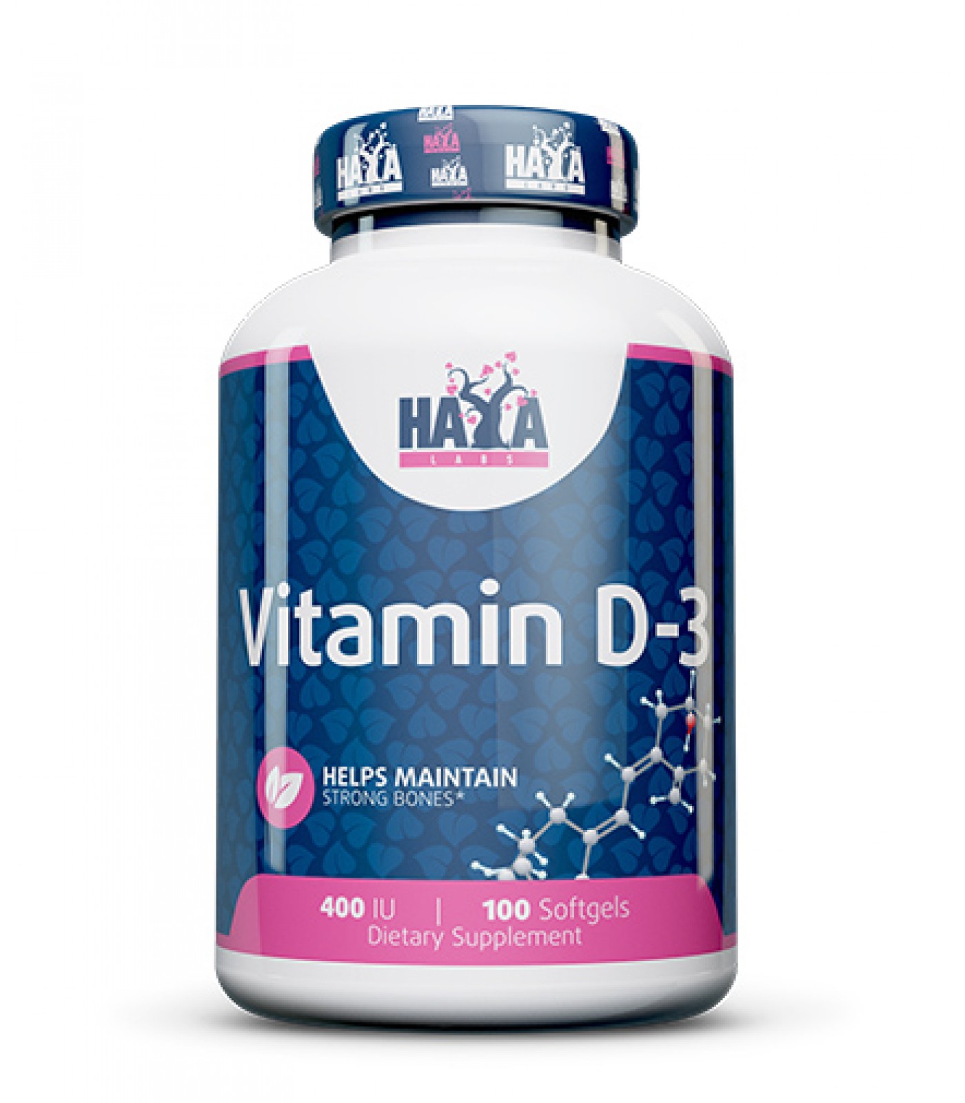 Haya Labs - Vitamin D 400IU / 100 softgel caps